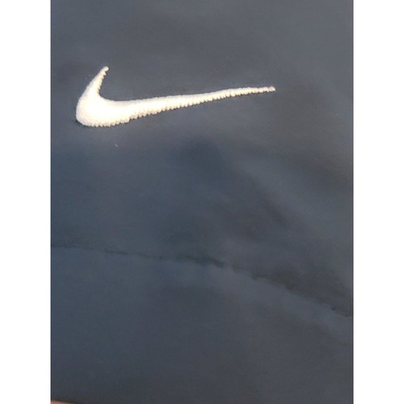 Nike Golf Wind Shirt V Neck Warm Up Jacket Size Medium Pull Over Blue Polyester - Picture 6 of 6